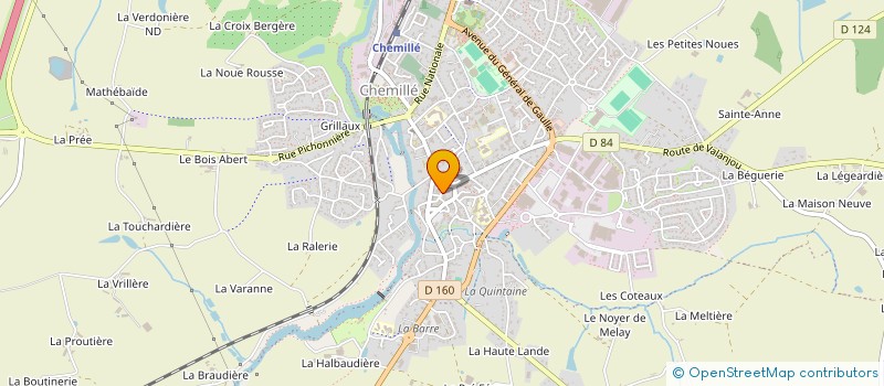 localisation de l'entreprise MONSIEUR GILBERT ANDRE à CHEMILLE-EN-ANJOU