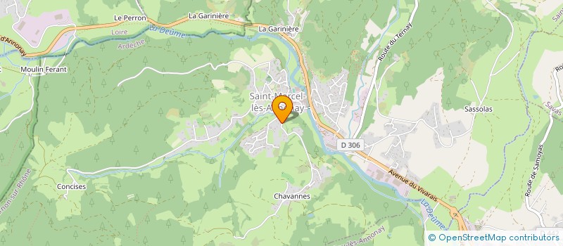 localisation de l'entreprise MONSIEUR GILBERT ANDRE à SAINT-MARCEL-LES-ANNONAY