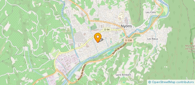 localisation de l'entreprise MONSIEUR GILBERT ANDRE  NYONS