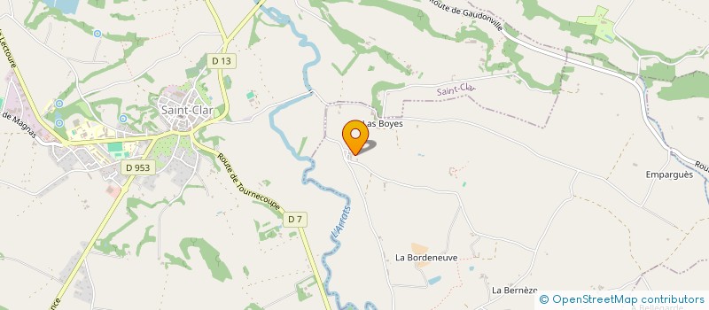 localisation de l'entreprise MONSIEUR GILBERT ARGENTA  AVEZAN