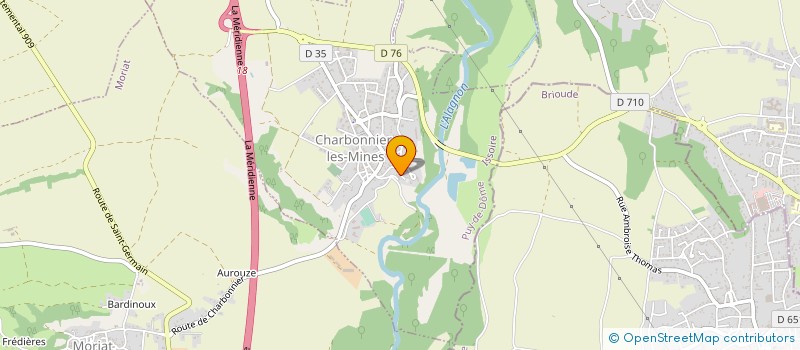 localisation de l'entreprise MONSIEUR GILBERT ARNAUD D'ANDILLY  MORIAT