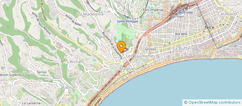 localisation de l'entreprise MONSIEUR GILBERT ASAKER à NICE