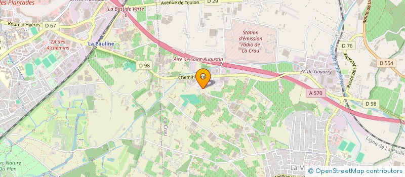 localisation de l'entreprise MONSIEUR GILBERT ATTARD  LA CRAU