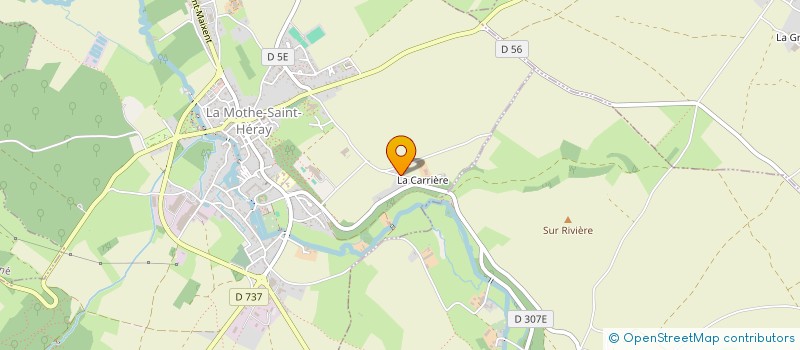 localisation de l'entreprise MONSIEUR GILBERT AUDRY  LA MOTHE-SAINT-HERAY