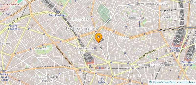 localisation de l'entreprise MONSIEUR GILBERT AUVRAY à PARIS