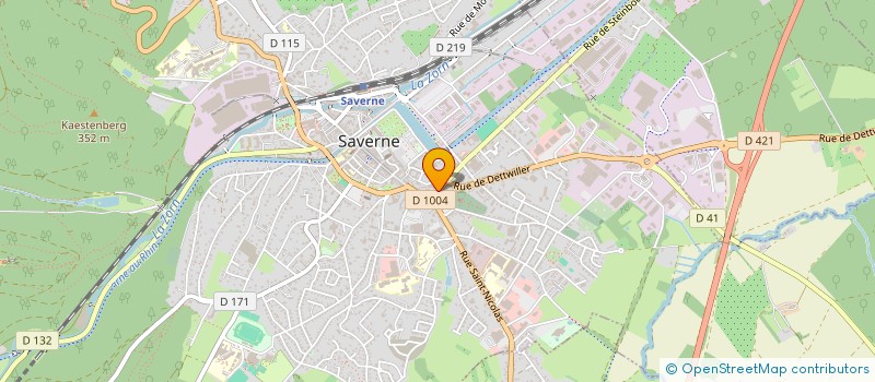 localisation de l'entreprise MONSIEUR GILBERT BACH  SAVERNE