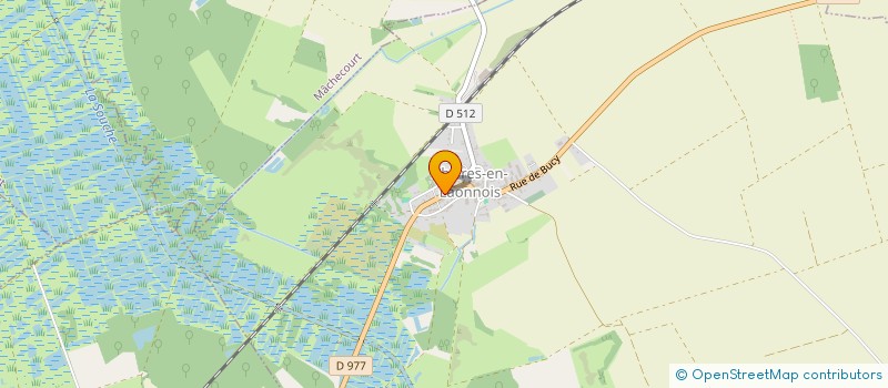 localisation de l'entreprise MONSIEUR GILBERT BAILLIET  GOUDELANCOURT-LES-PIERREPONT