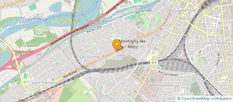 localisation de l'entreprise MONSIEUR GILBERT BARNICHE à MONTIGNY-LES-METZ