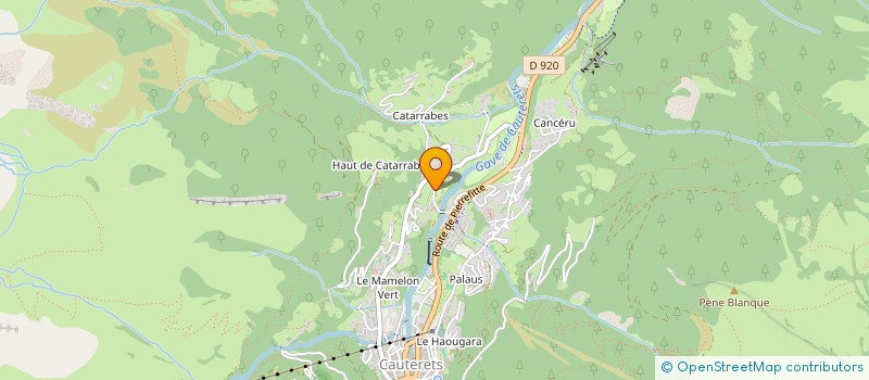 localisation de l'entreprise MONSIEUR GILBERT BARRERE-BURG  CAUTERETS