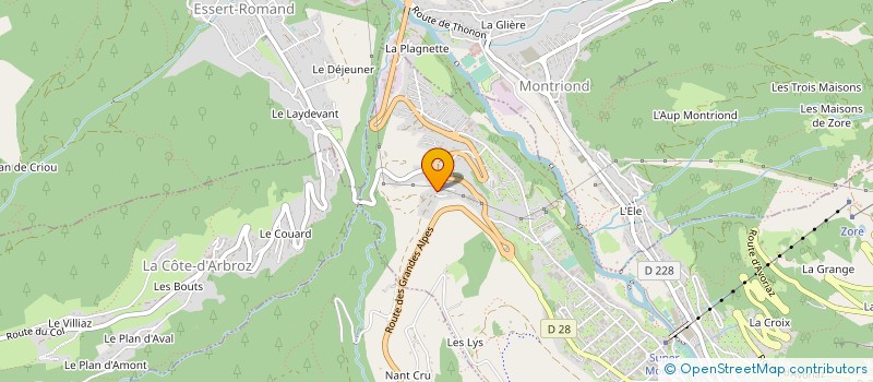 localisation de l'entreprise MONSIEUR GILBERT BARTHELEMY à MORZINE