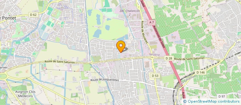 localisation de l'entreprise MONSIEUR GILBERT BAS à VEDENE