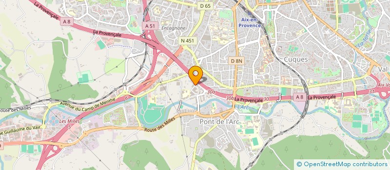 localisation de l'entreprise MONSIEUR GILBERT BASSO  AIX-EN-PROVENCE