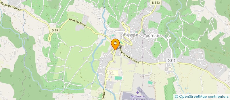 localisation de l'entreprise MONSIEUR GILBERT BASSO  FAYENCE