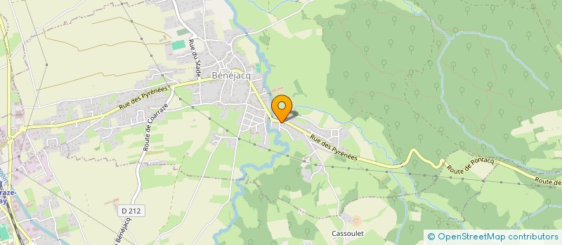 localisation de l'entreprise MONSIEUR GILBERT BASTELICA  NAY