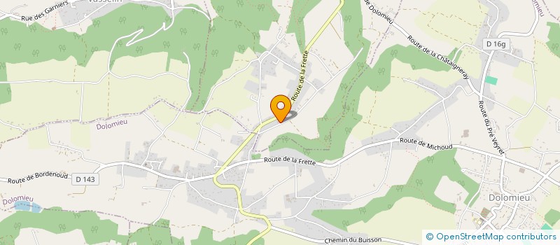 localisation de l'entreprise MONSIEUR GILBERT BATIER à SAINT-SORLIN-DE-MORESTEL