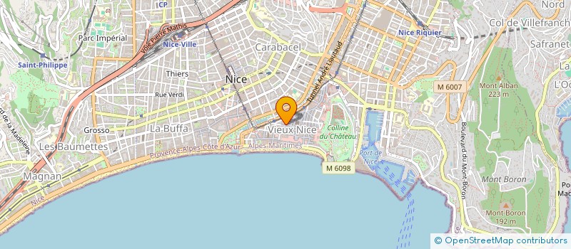 localisation de l'entreprise MONSIEUR GILBERT BAYE à NICE