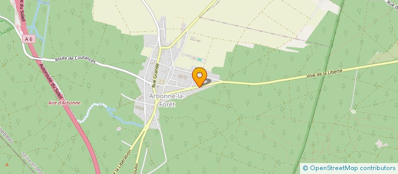 localisation de l'entreprise MONSIEUR GILBERT BEAUJOUAN à ARBONNE-LA-FORET