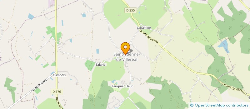 localisation de l'entreprise MONSIEUR GILBERT BEAUVIE  VILLEREAL