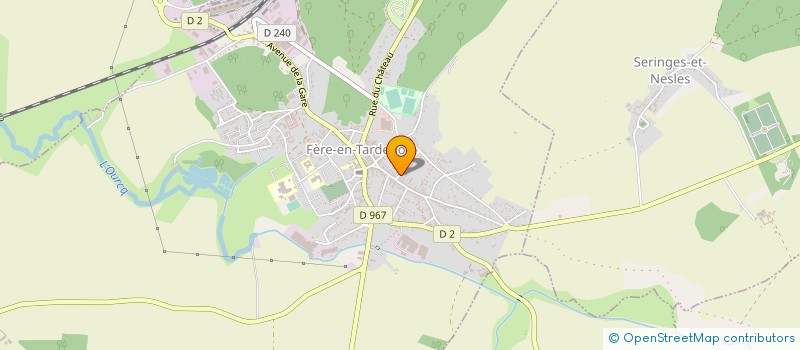 localisation de l'entreprise MONSIEUR GILBERT BELLIER  FERE-EN-TARDENOIS
