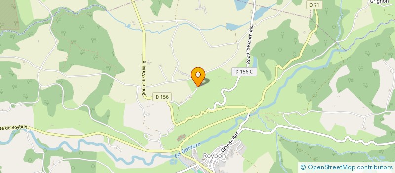 localisation de l'entreprise MONSIEUR GILBERT BERRUYER  ROYBON