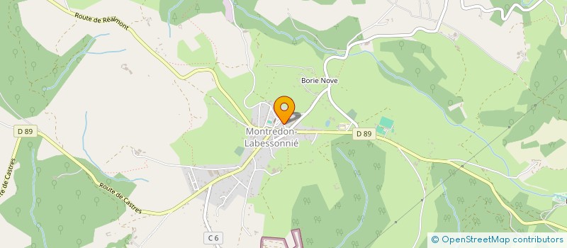 localisation de l'entreprise MONSIEUR GILBERT BERTRAND  MONTREDON-LABESSONNIE