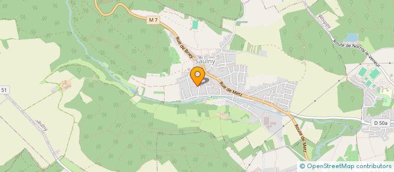 localisation de l'entreprise MONSIEUR GILBERT BIANCHIN  SAULNY