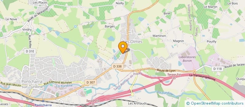 localisation de l'entreprise MONSIEUR GILBERT BILLOT  VINDRY-SUR-TURDINE