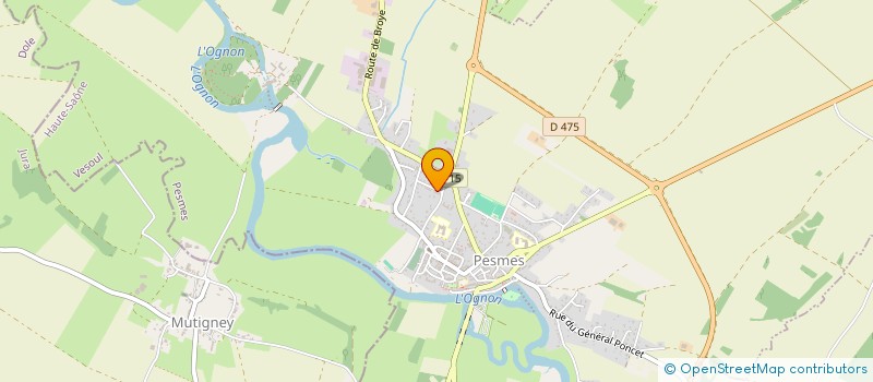 localisation de l'entreprise MONSIEUR GILBERT BILLOTET  PESMES