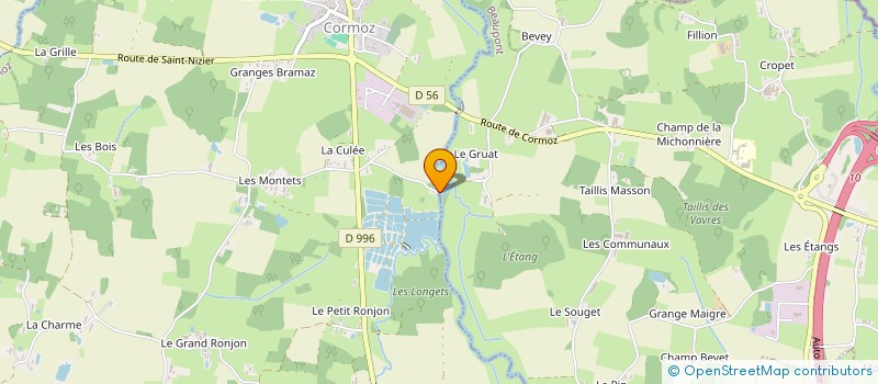 localisation de l'entreprise MONSIEUR GILBERT BILLOUD  BEAUPONT