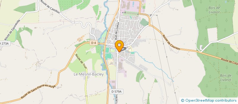 localisation de l'entreprise MONSIEUR GILBERT BISCHOFF à MEZIDON VALLEE D'AUGE