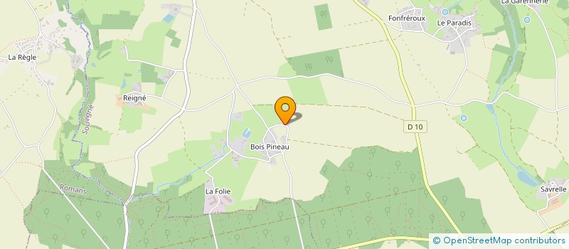 localisation de l'entreprise MONSIEUR GILBERT BLANCHARD  SALLES