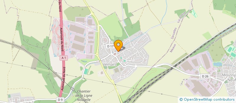 localisation de l'entreprise MONSIEUR GILBERT BLANCHET  VEMARS