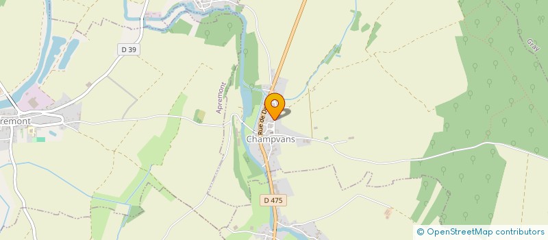 localisation de l'entreprise MONSIEUR GILBERT BOBERT  CHAMPVANS