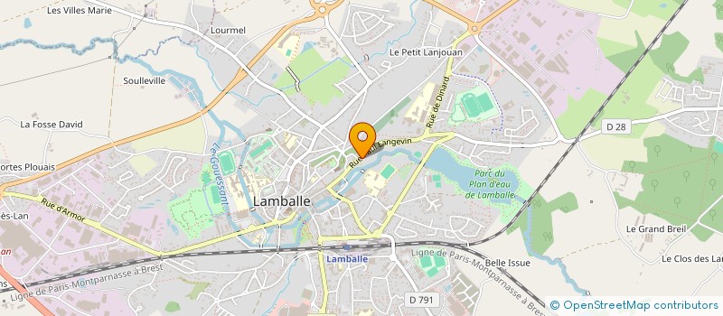 localisation de l'entreprise MONSIEUR GILBERT BOBINET à LAMBALLE-ARMOR