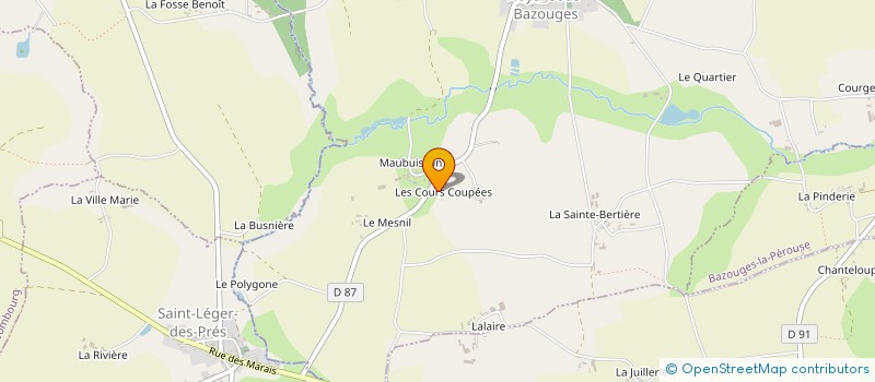 localisation de l'entreprise MONSIEUR GILBERT BOBON à NOYAL-SOUS-BAZOUGES