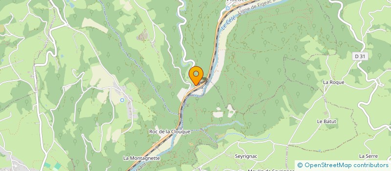 localisation de l'entreprise MONSIEUR GILBERT BOCQUET  VIAZAC