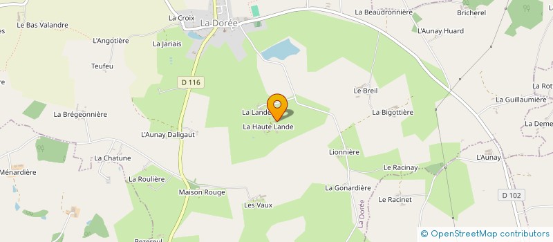 localisation de l'entreprise MONSIEUR GILBERT BOITTIN à LA DOREE