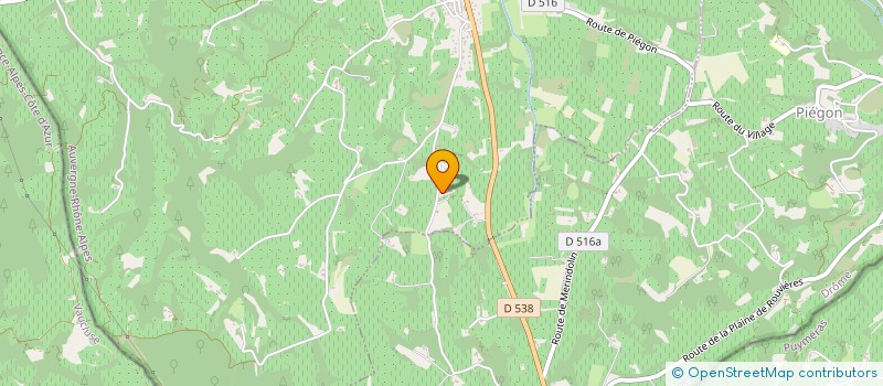 localisation de l'entreprise MONSIEUR GILBERT BONIN  MIRABEL-AUX-BARONNIES