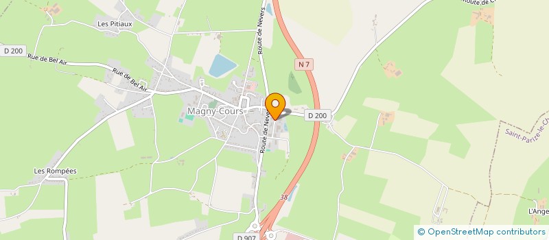 localisation de l'entreprise MONSIEUR GILBERT BONNET à MAGNY-COURS