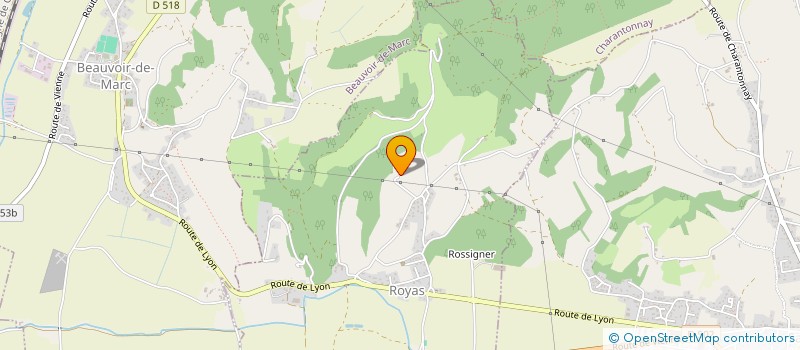 localisation de l'entreprise MONSIEUR GILBERT BOUCHARD  MEYRIEU-LES-ETANGS