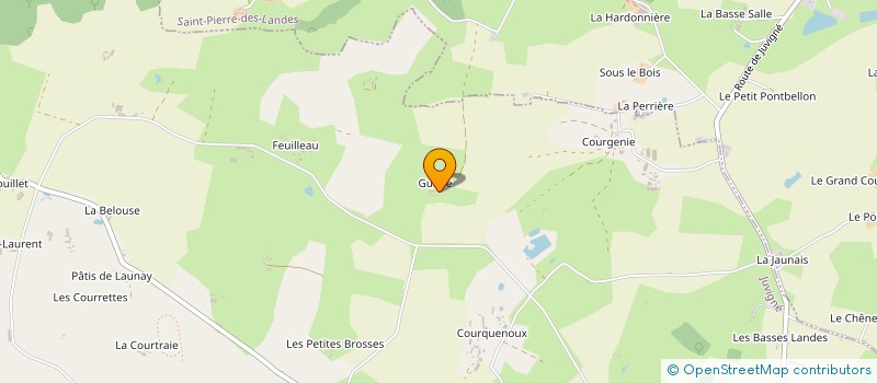 localisation de l'entreprise MONSIEUR GILBERT BOUDESSEUL  JUVIGNE