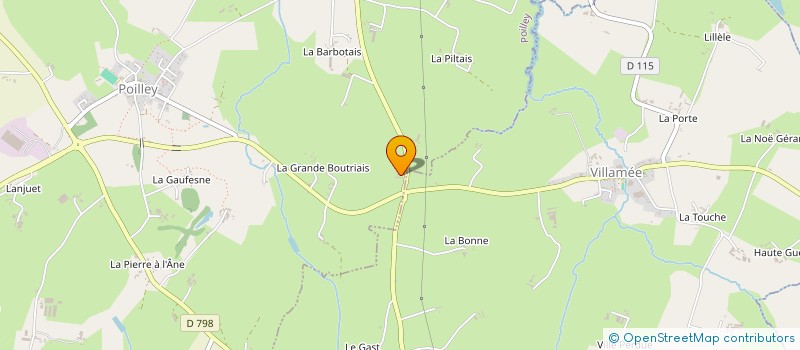 localisation de l'entreprise MONSIEUR GILBERT BOUFFORT à VILLAMEE