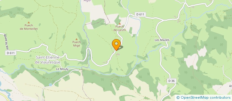 localisation de l'entreprise MONSIEUR GILBERT BOULOC  VEZINS-DE-LEVEZOU