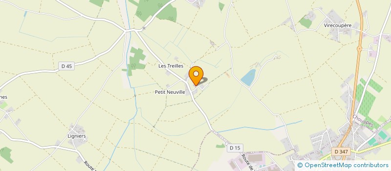 localisation de l'entreprise MONSIEUR GILBERT BOURDIER  CHOUPPES