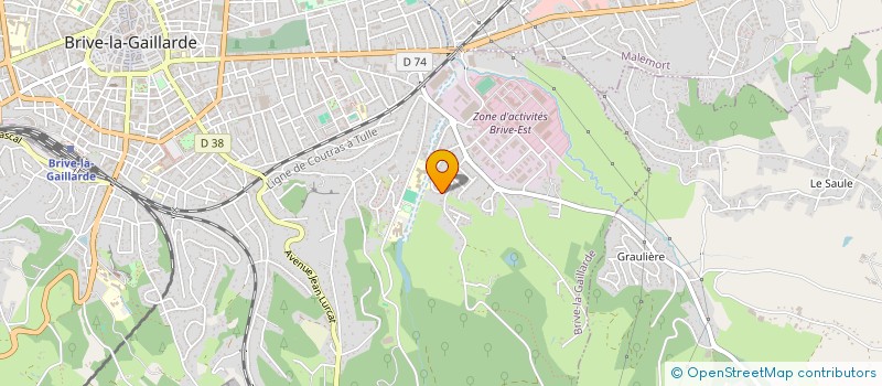 localisation de l'entreprise MONSIEUR GILBERT BOURGIS  BRIVE-LA-GAILLARDE