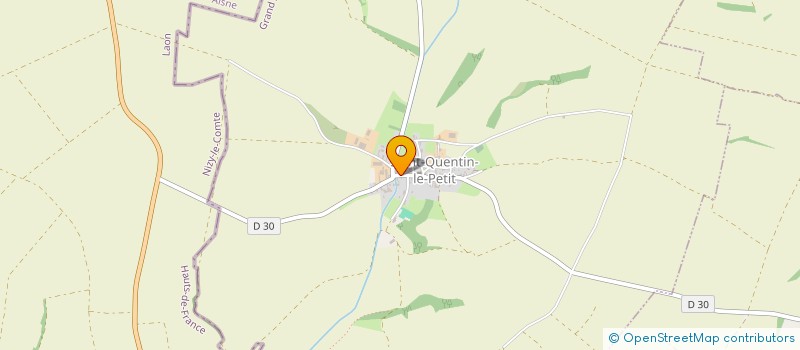 localisation de l'entreprise MONSIEUR GILBERT BRESSE  SAINT-QUENTIN-LE-PETIT