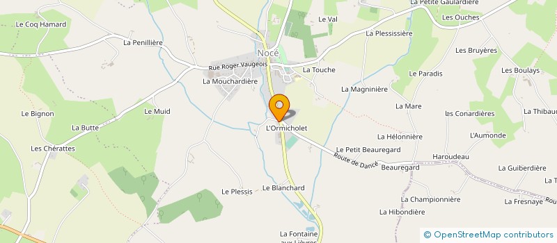 localisation de l'entreprise MONSIEUR GILBERT BRIERE à VAL-AU-PERCHE