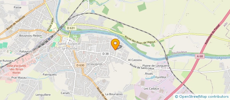 localisation de l'entreprise MONSIEUR GILBERT BRULE  SAINT-SULPICE-LA-POINTE