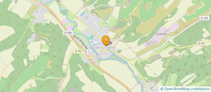 localisation de l'entreprise MONSIEUR GILBERT BULIDON  GYE-SUR-SEINE