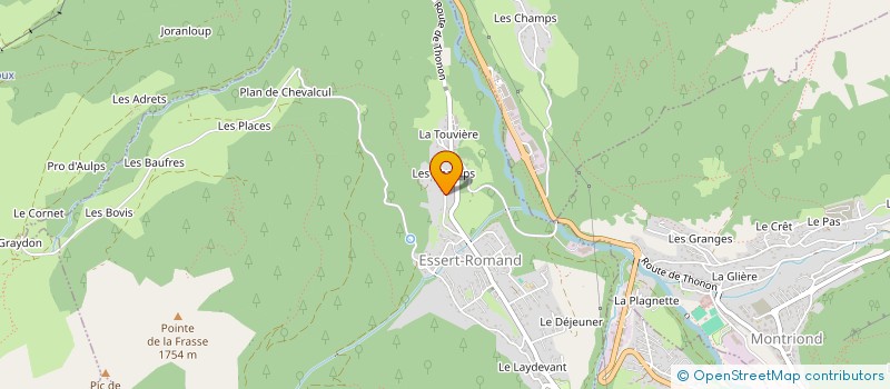 localisation de l'entreprise MONSIEUR GILBERT BULLOCH  ESSERT-ROMAND